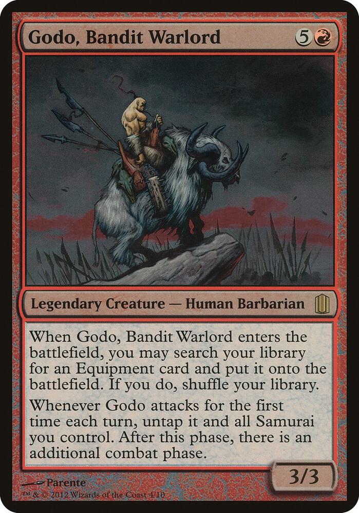 Godo Bandit Warlord Commanders Arsenal  (Oversize Cards)  - Foil | Good Games Adelaide SA