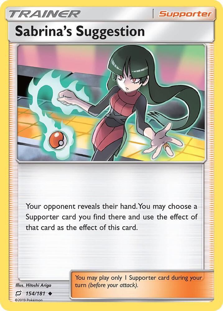Sabrinas Suggestion 154/181 (SM - Team Up)  - Reverse Holofoil | Good Games Adelaide SA
