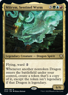 Miirym, Sentinel Wyrm [Commander Legends: Battle for Baldur's Gate] | Good Games Adelaide SA