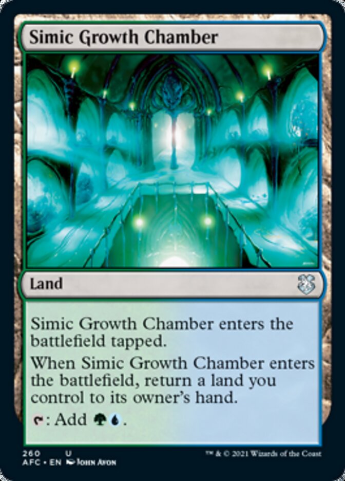 Simic Growth Chamber [Dungeons & Dragons: Adventures in the Forgotten Realms Commander] | Good Games Adelaide SA