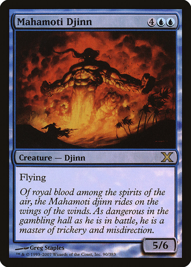 Mahamoti Djinn (Premium Foil) [Tenth Edition] | Good Games Adelaide SA