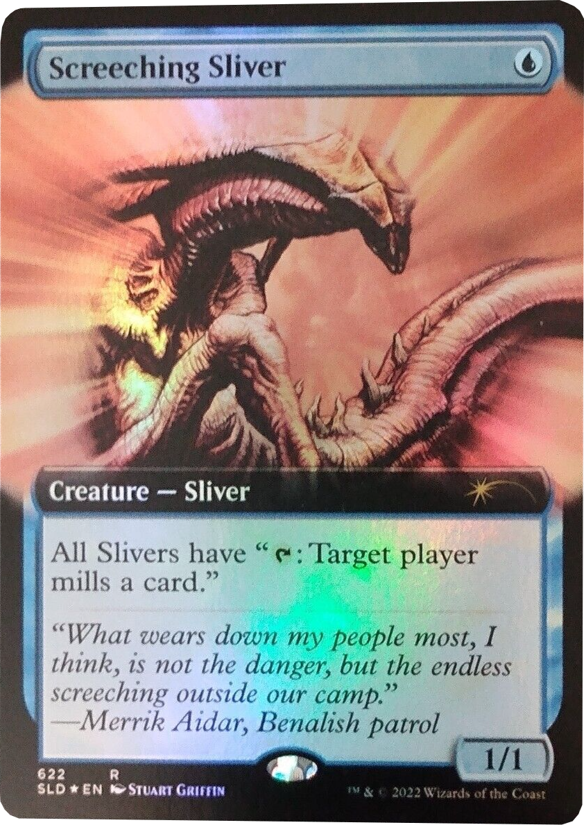 Screeching Sliver (Extended Art) [Secret Lair Drop Promos] | Good Games Adelaide SA
