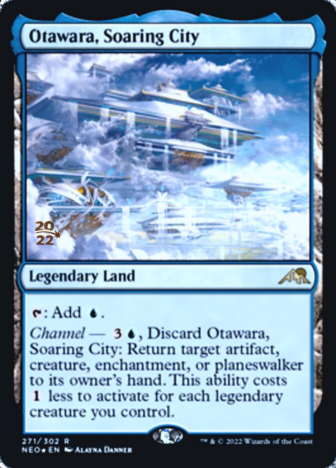 Otawara, Soaring City [Kamigawa: Neon Dynasty Prerelease Promos] | Good Games Adelaide SA