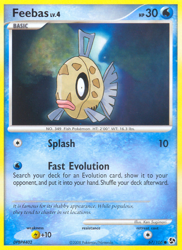 Feebas (67/106) [Diamond & Pearl: Great Encounters] | Good Games Adelaide SA