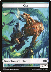 Angel // Cat Double-sided Token [Double Masters Tokens] | Good Games Adelaide SA