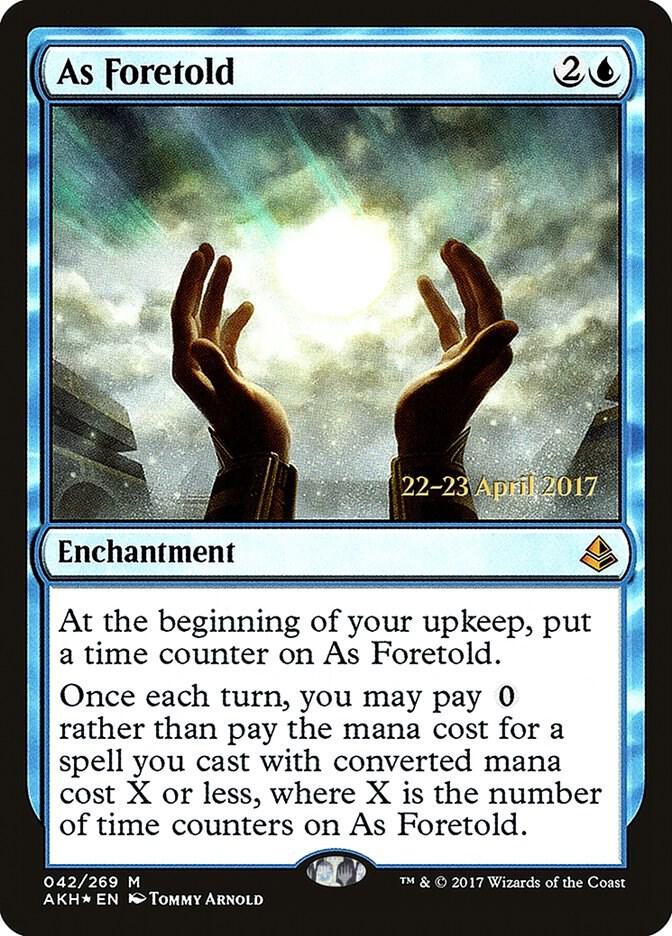 As Foretold 42 (Prerelease Cards)  - PreRelease Foil | Good Games Adelaide SA
