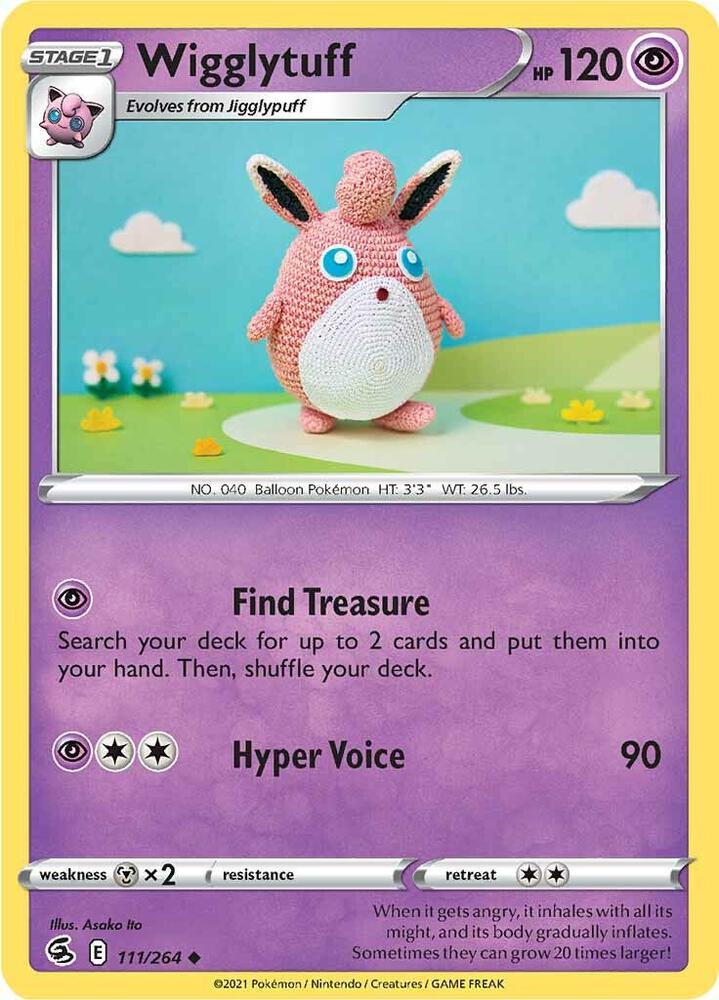 Wigglytuff 111/264 (SWSH08: Fusion Strike)  | Good Games Adelaide SA
