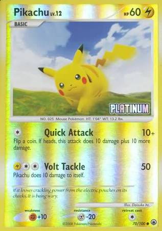 Pikachu (70/100) [Burger King Promos: 2009 Collection] | Good Games Adelaide SA