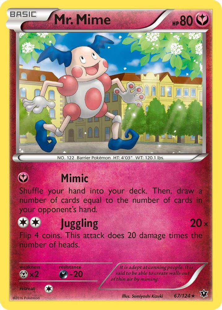 Mr. Mime 67/124 (XY - Fates Collide)  | Good Games Adelaide SA