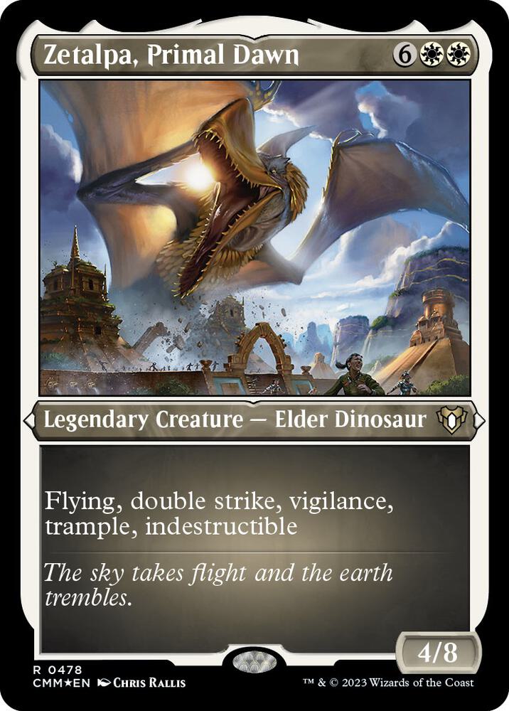 Zetalpa, Primal Dawn 478 (Commander Masters)  - Etched Foil | Good Games Adelaide SA