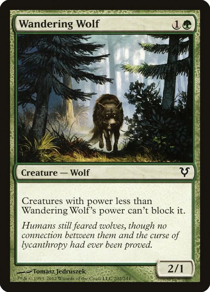 Wandering Wolf 202 (Avacyn Restored)  - Foil | Good Games Adelaide SA