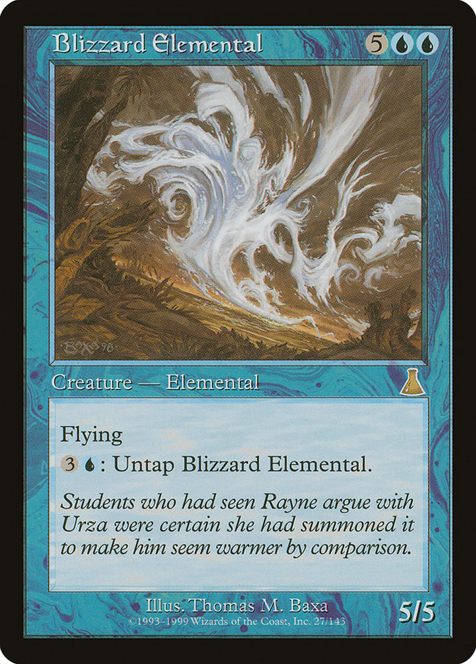 Blizzard Elemental 27 (Urza's Destiny)  | Good Games Adelaide SA
