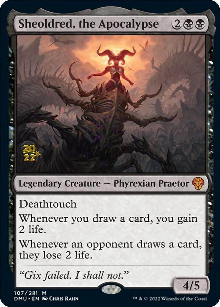 Sheoldred the Apocalypse 107 (Prerelease Cards)  - Foil | Good Games Adelaide SA