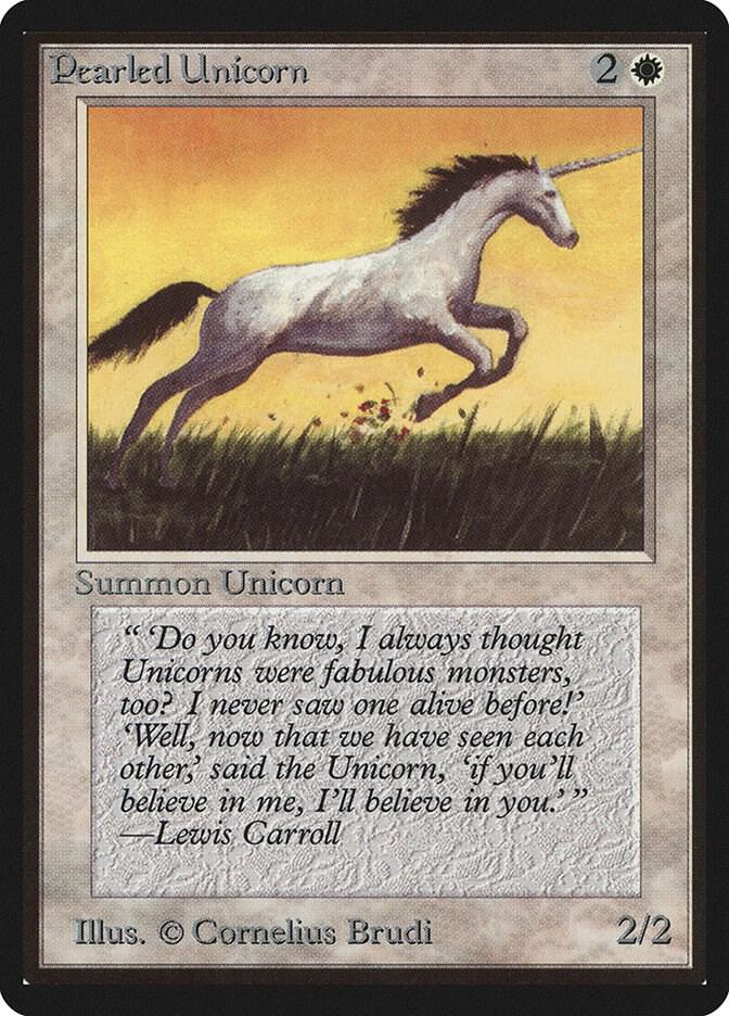 Pearled Unicorn 31/302 (Beta Edition)  | Good Games Adelaide SA