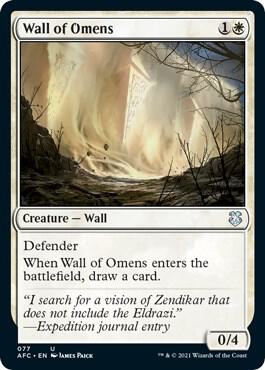 Wall of Omens 77 (Commander: Adventures in the Forgotten Realms)  | Good Games Adelaide SA