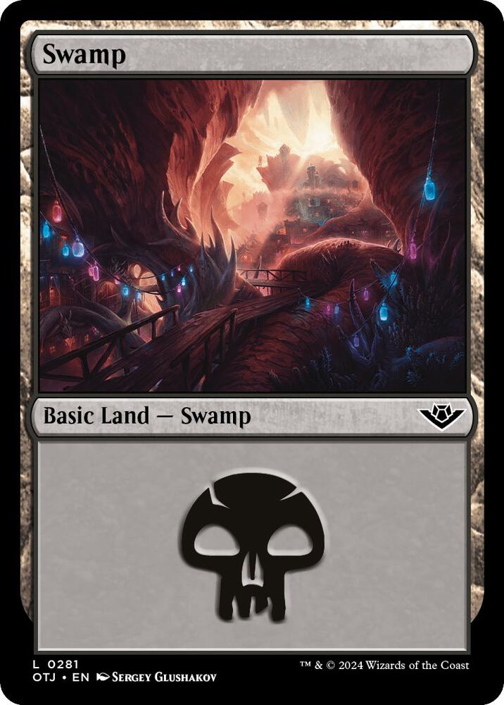 Swamp 281/286 (Outlaws of Thunder Junction)  | Good Games Adelaide SA