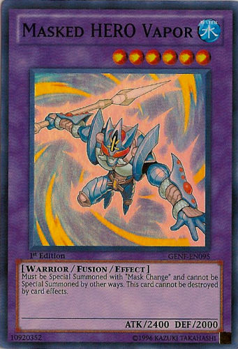 Masked Hero Vapor [GENF-EN095] Super Rare | Good Games Adelaide SA