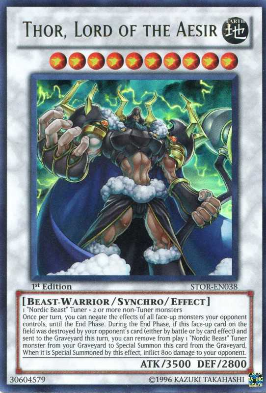 Thor, Lord of the Aesir [STOR-EN038] Ultra Rare | Good Games Adelaide SA