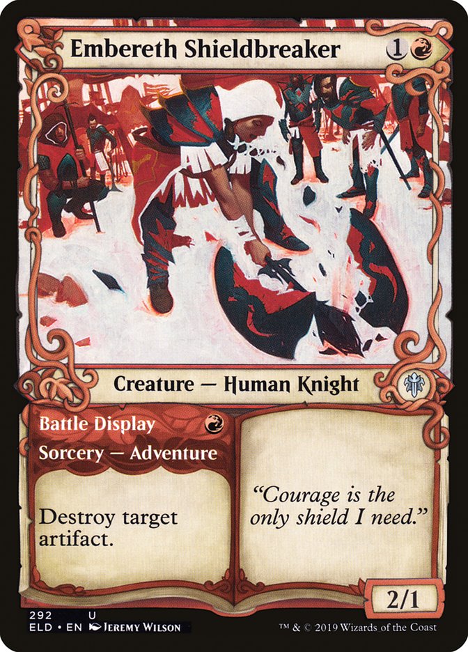 Embereth Shieldbreaker // Battle Display (Showcase) [Throne of Eldraine] | Good Games Adelaide SA