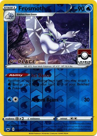 Frosmoth (064/202) (League Promo 4th Place) [Sword & Shield: Base Set] | Good Games Adelaide SA