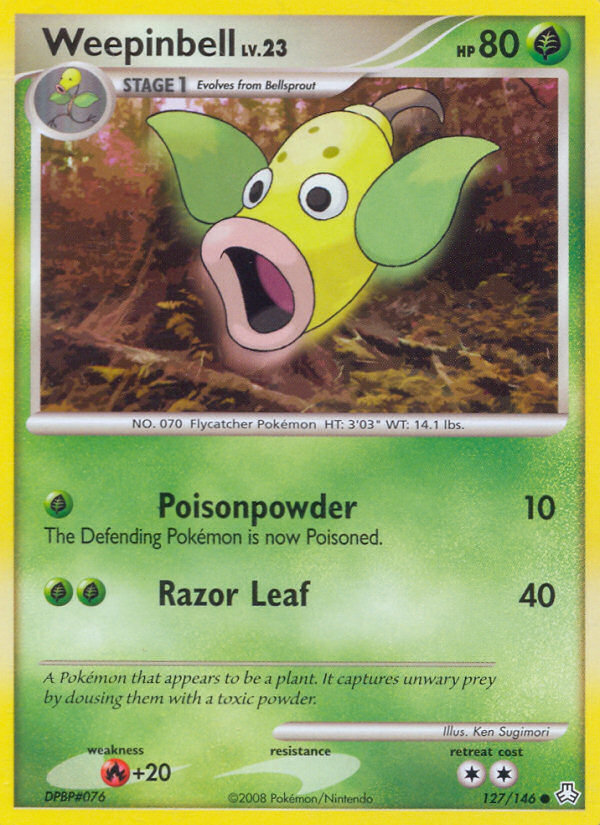 Weepinbell (127/146) [Diamond & Pearl: Legends Awakened] | Good Games Adelaide SA