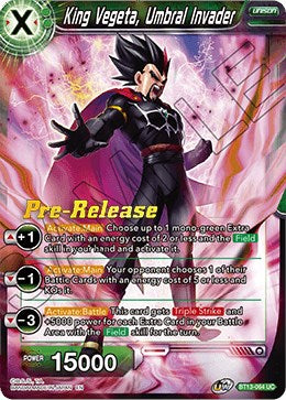 King Vegeta, Umbral Invader (BT13-064) [Supreme Rivalry Prerelease Promos] | Good Games Adelaide SA