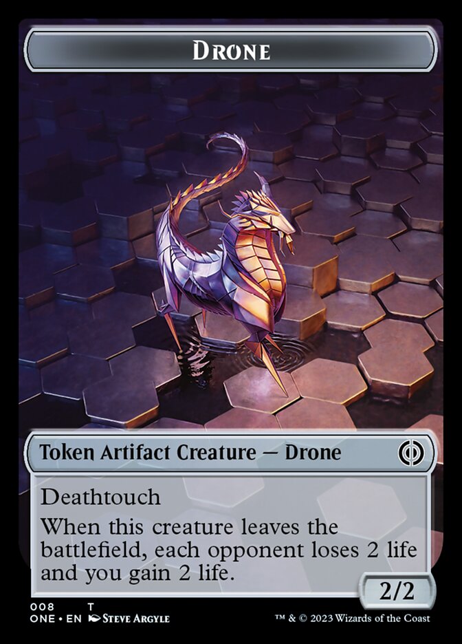 Drone Token [Phyrexia: All Will Be One Tokens] | Good Games Adelaide SA