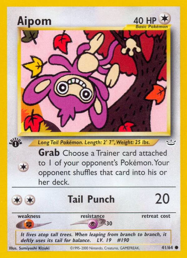 Aipom 41/64 (Neo Revelation)  - 1st Edition | Good Games Adelaide SA