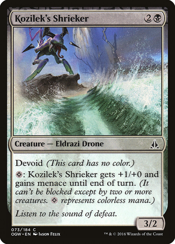 Kozilek's Shrieker [Oath of the Gatewatch] | Good Games Adelaide SA
