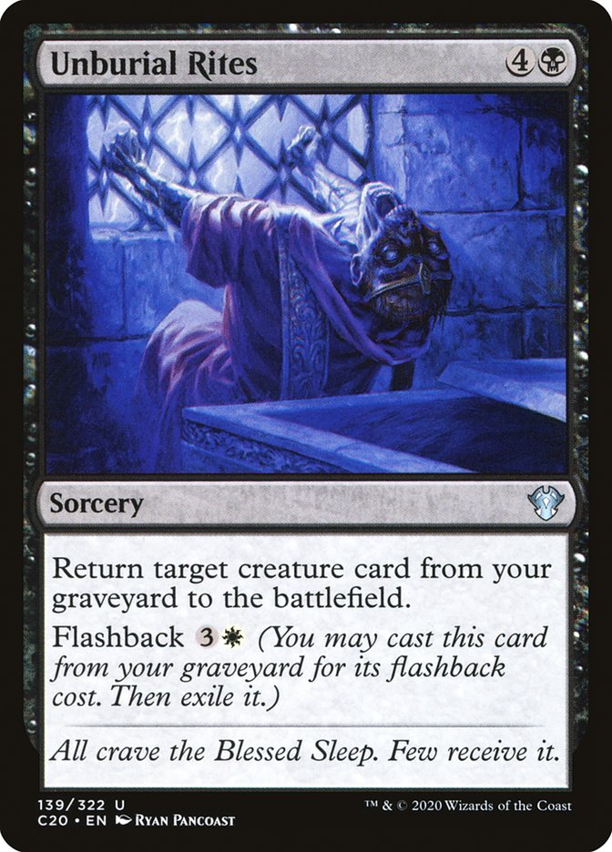 Unburial Rites [Commander 2020] | Good Games Adelaide SA