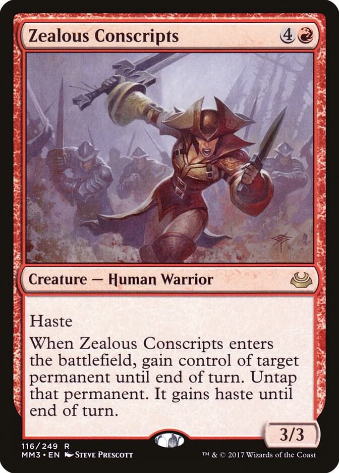 Zealous Conscripts 116 (Modern Masters 2017)  | Good Games Adelaide SA