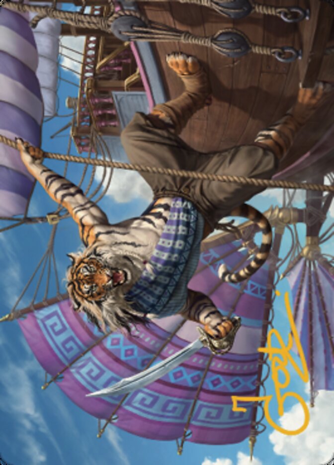 Jedit Ojanen, Mercenary Art Card (Gold-Stamped Signature) [Dominaria United Art Series] | Good Games Adelaide SA