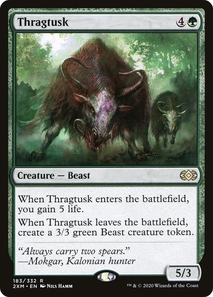 Thragtusk 183 (Double Masters)  - Foil | Good Games Adelaide SA