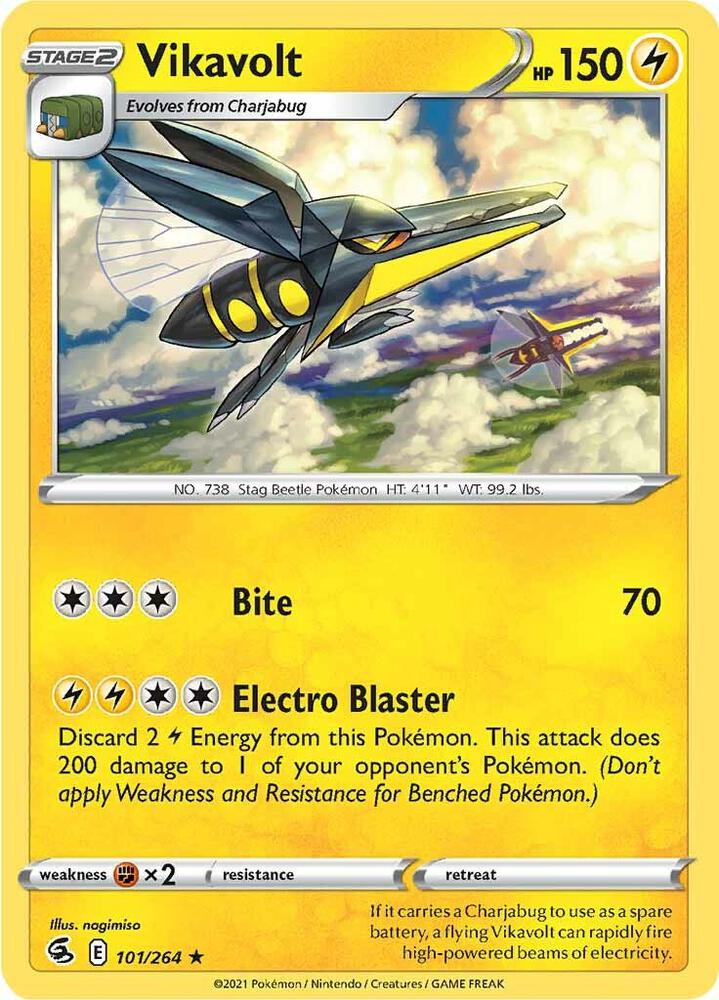 Vikavolt 101/264 (SWSH08: Fusion Strike)  | Good Games Adelaide SA