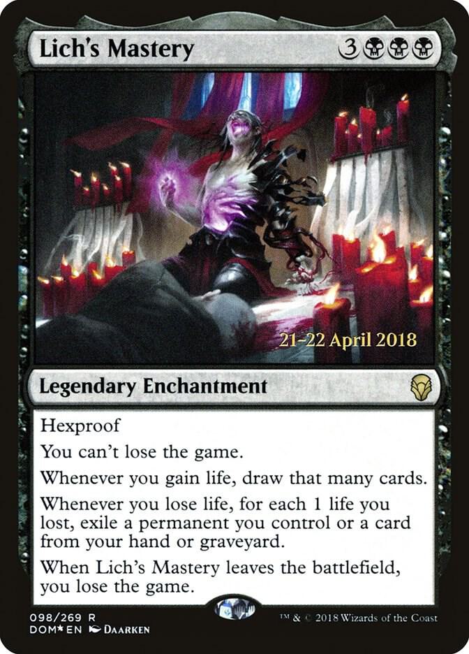Lichs Mastery 98 (Prerelease Cards)  - Foil | Good Games Adelaide SA
