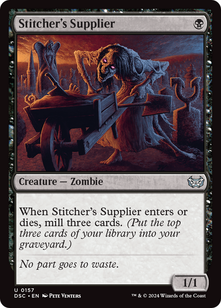 Stitcher's Supplier [Duskmourn: House of Horror Commander] | Good Games Adelaide SA