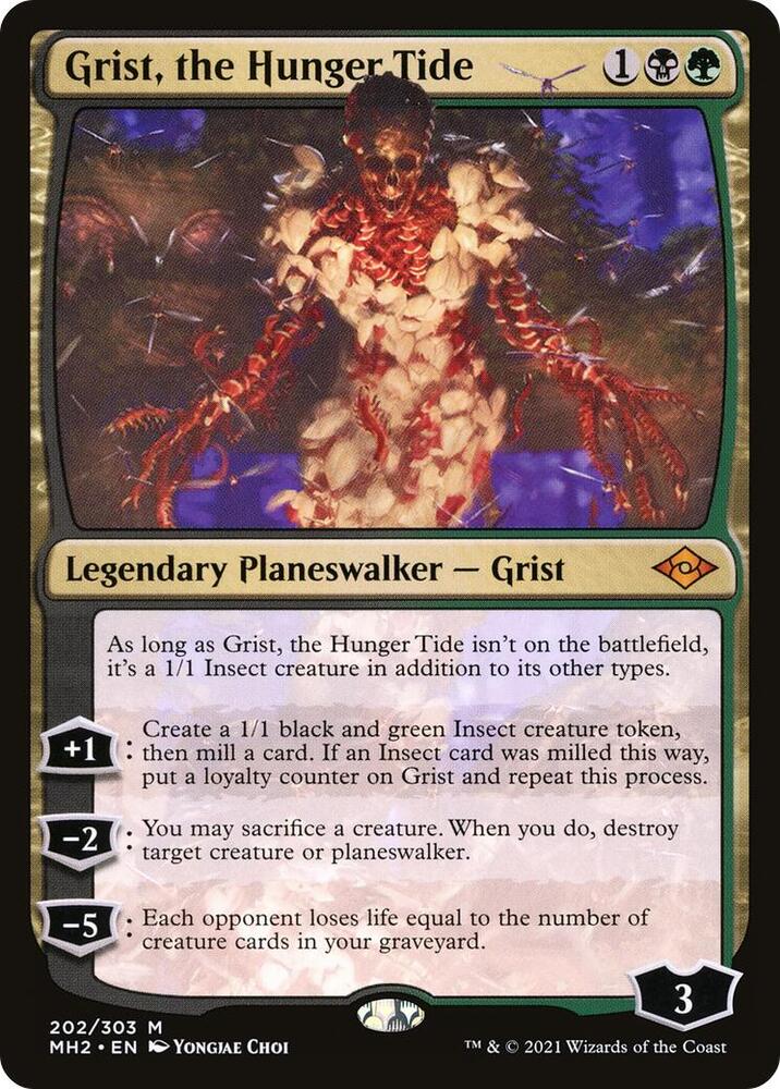 Grist the Hunger Tide 202 (Modern Horizons 2)  - Foil | Good Games Adelaide SA