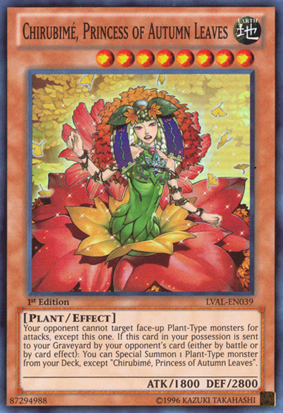 Chirubime, Princess of Autumn Leaves [LVAL-EN039] Super Rare | Good Games Adelaide SA
