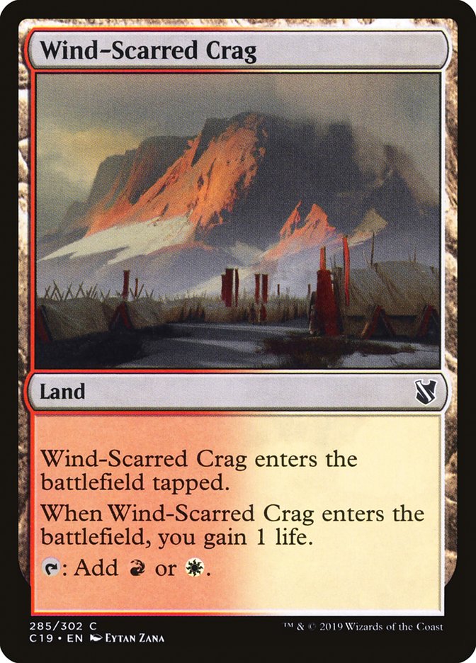 Wind-Scarred Crag [Commander 2019] | Good Games Adelaide SA