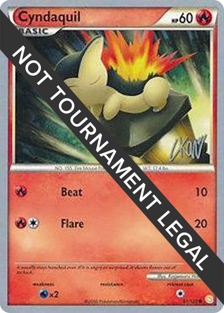 Cyndaquil 2011 Christopher Kan 61/123 (World Championship Decks)  | Good Games Adelaide SA