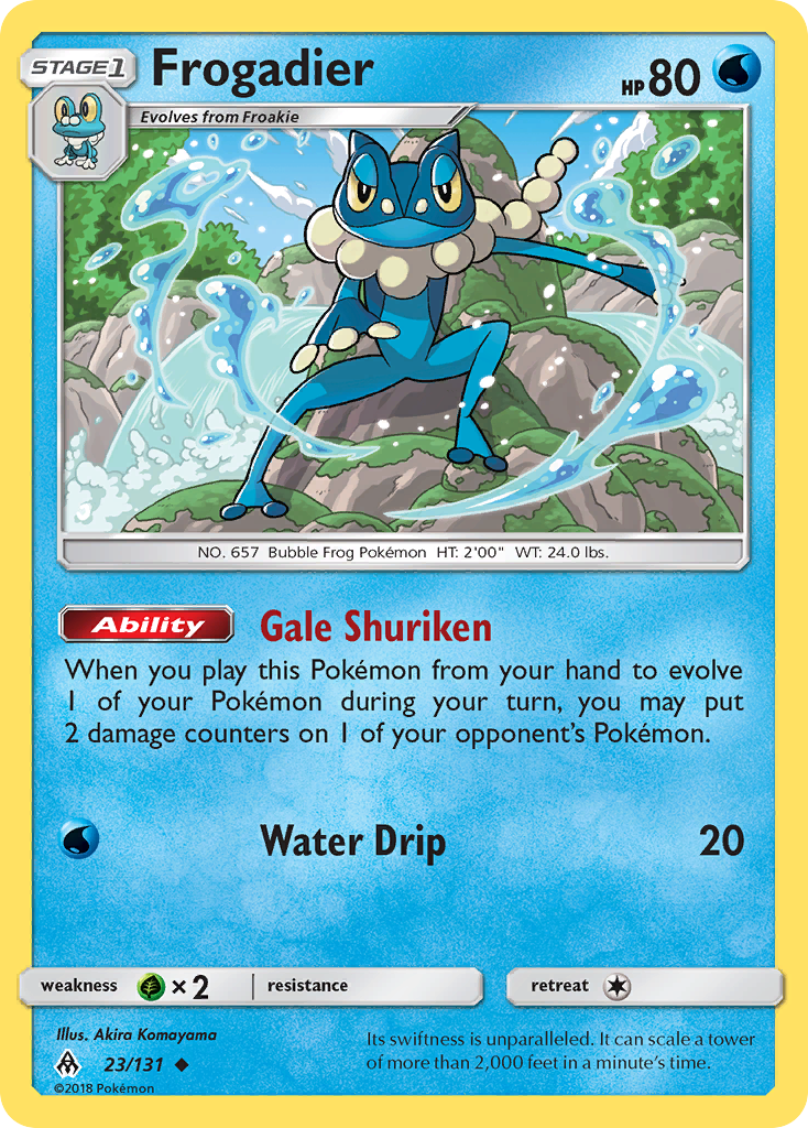 Frogadier (23/131) [Sun & Moon: Forbidden Light] | Good Games Adelaide SA