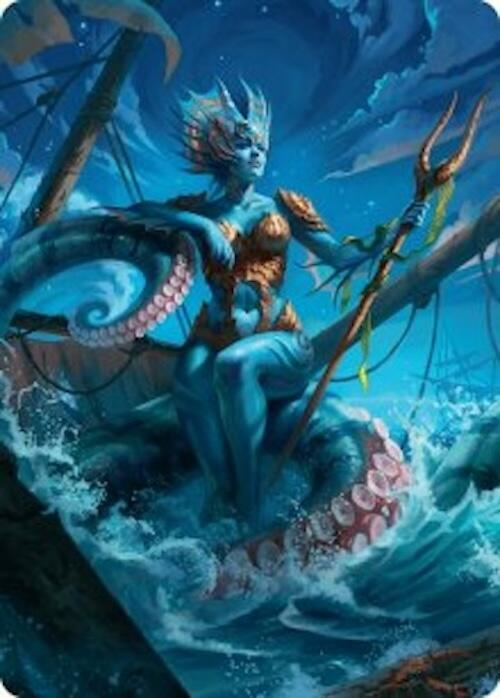 Kiora the Rising Tide Art Card 30 54 30 (Art Series: Foundations)  | Good Games Adelaide SA
