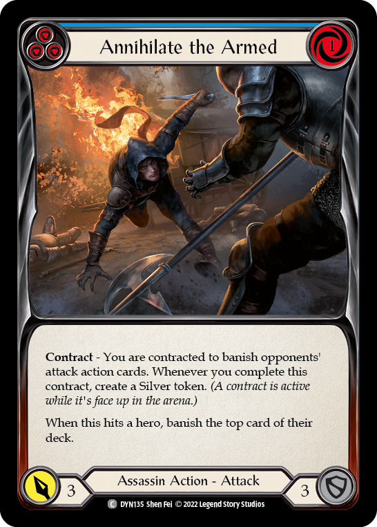 Annihilate the Armed (Blue) [DYN135] (Dynasty) | Good Games Adelaide SA