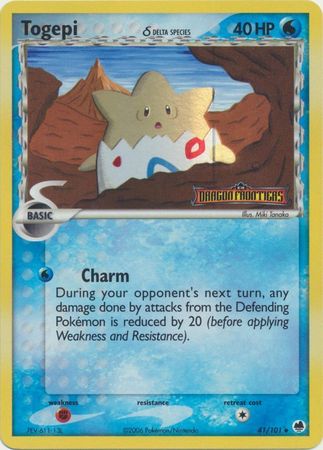 Togepi (41/101) (Delta Species) (Stamped) [EX: Dragon Frontiers] | Good Games Adelaide SA