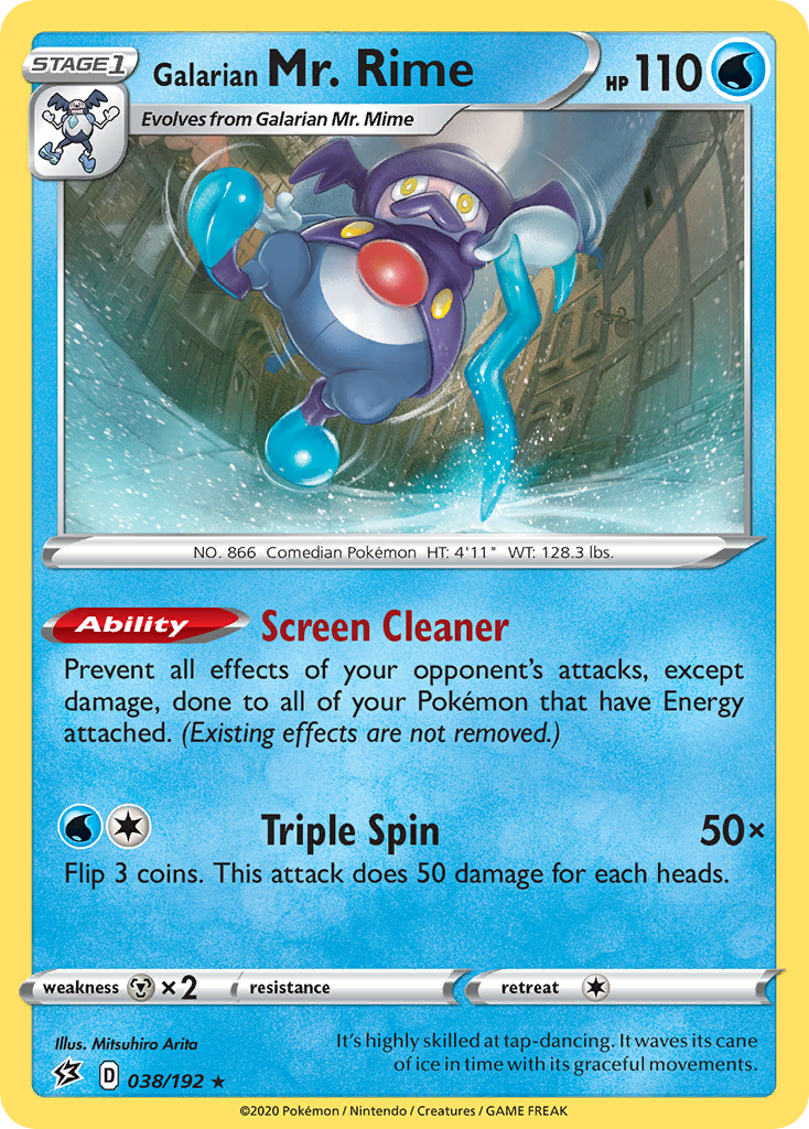 Galarian Mr. Rime (038/192) [Sword & Shield: Rebel Clash] | Good Games Adelaide SA