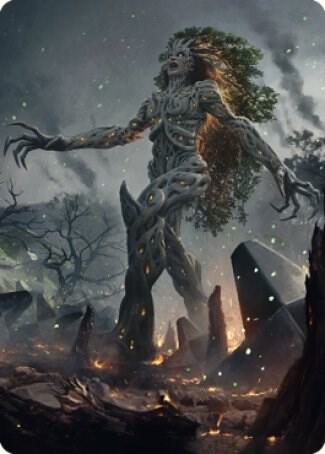 Titania Gaea Incarnate Art Card 27 (Art Series: The Brothers' War)  | Good Games Adelaide SA
