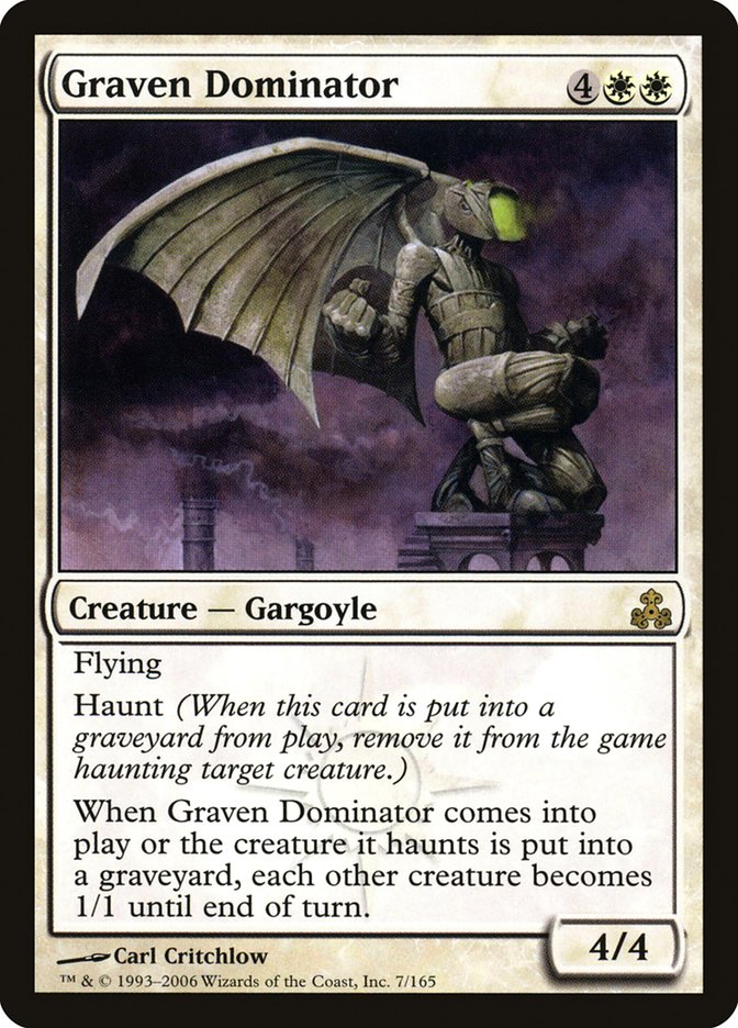Graven Dominator 7 (Guildpact)  - Foil | Good Games Adelaide SA