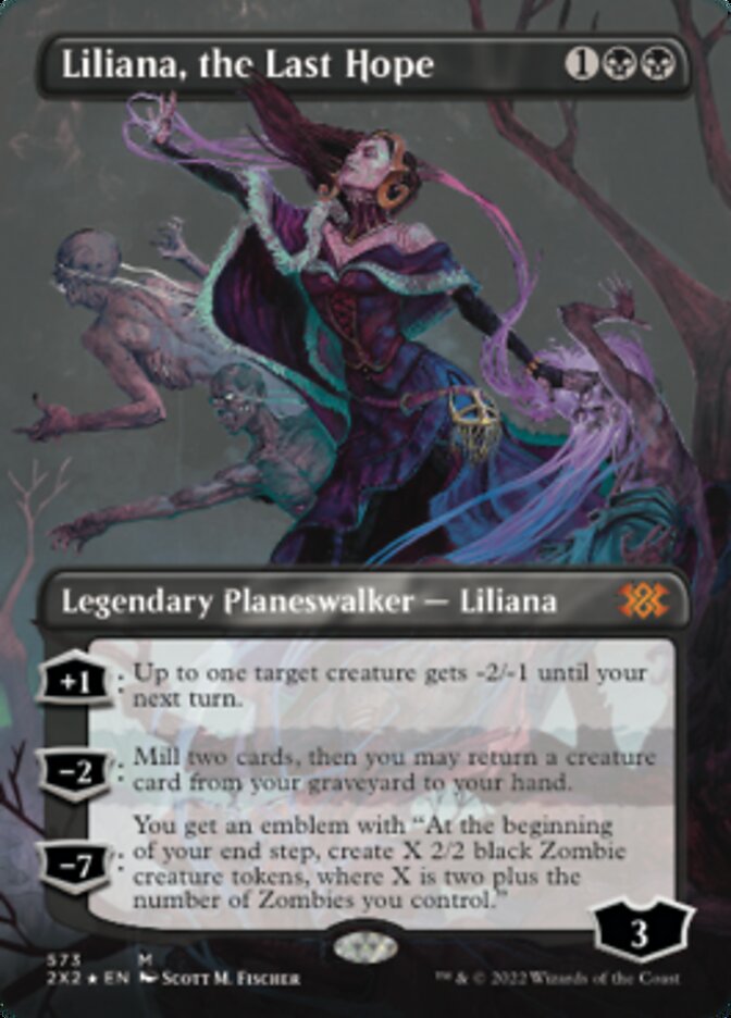 Liliana, the Last Hope (Textured Foil) [Double Masters 2022] | Good Games Adelaide SA