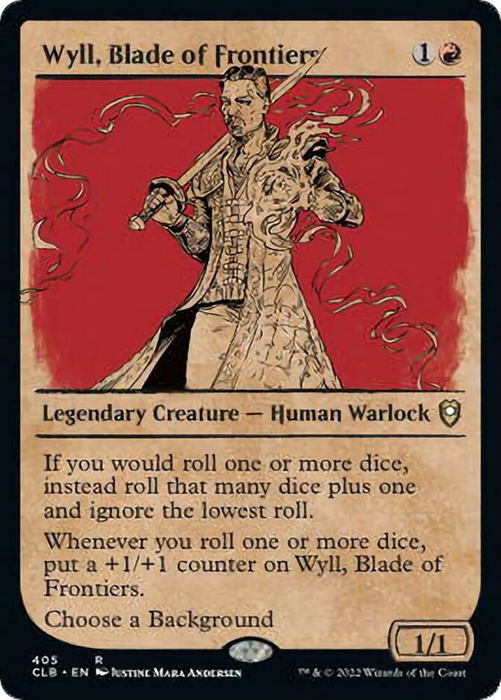 Wyll Blade of Frontiers Showcase 405 (Commander Legends: Battle for Baldur's Gate)  | Good Games Adelaide SA
