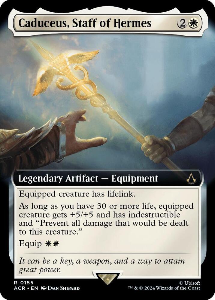 Caduceus, Staff of Hermes 155 (Universes Beyond: Assassin's Creed)  - Foil | Good Games Adelaide SA